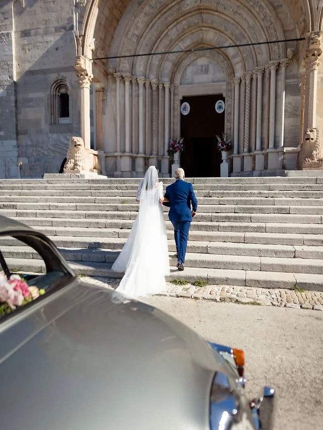 Composizioni floreali per cerimonia al Duomo di San Ciriaco