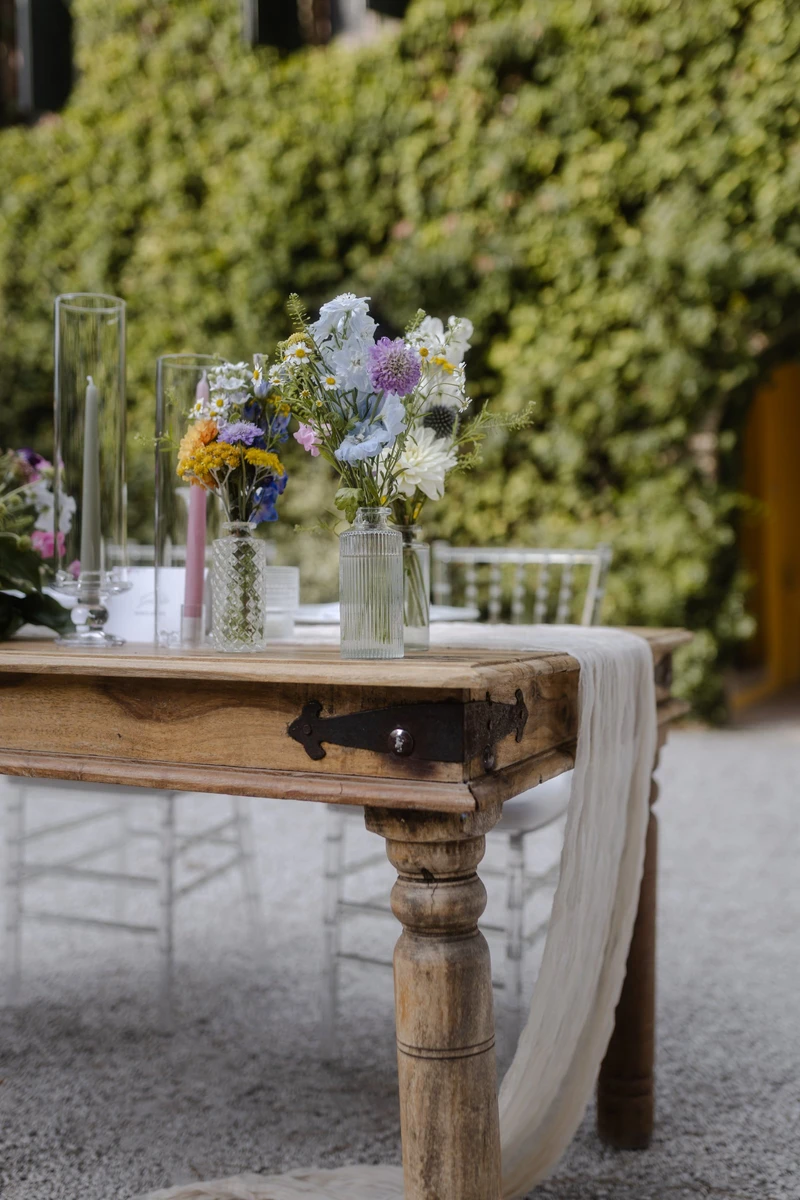Fiori di campo per matrimonio alla Badia di San Vittore