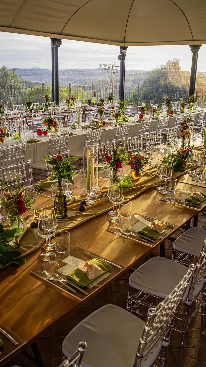 Floral design per matrimonio in vigna alle Cantine Moroder